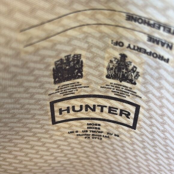 Hunter Moss wedge rain boot - Picture 7 of 8